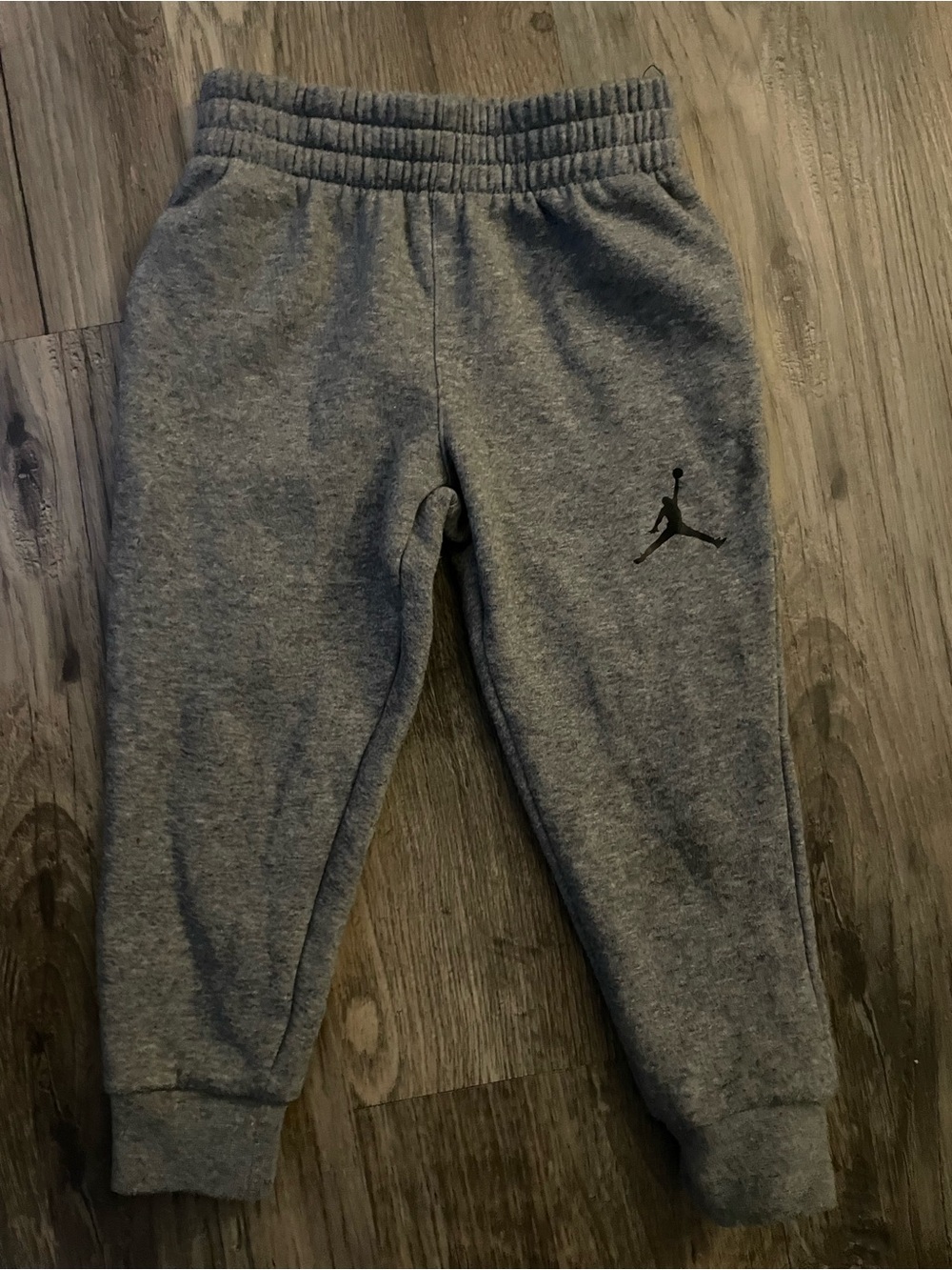 Jordan Kids' Gray Fleece Jogger Pants size 3T